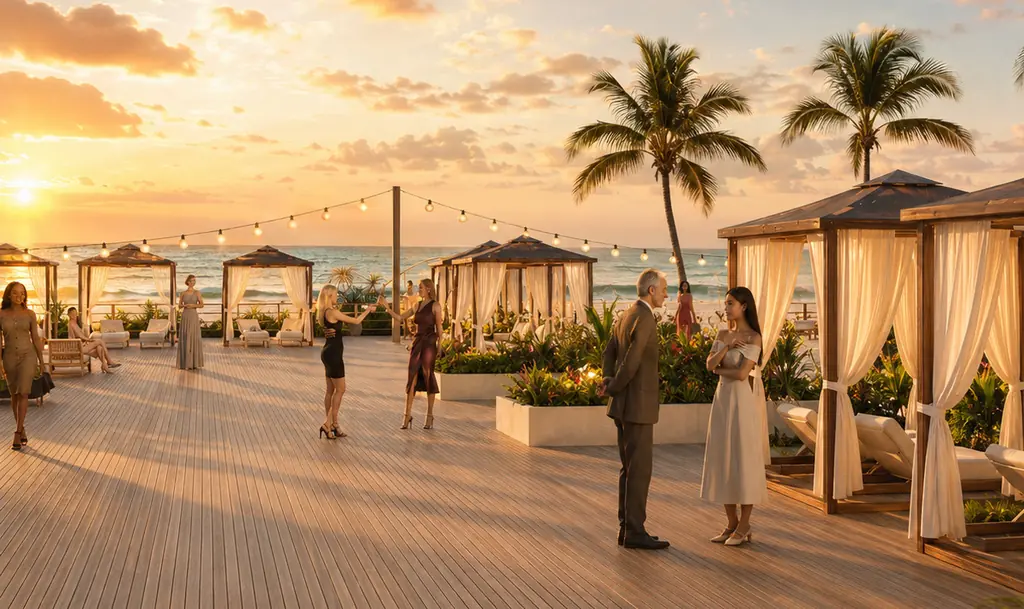 Oceanfront event platform