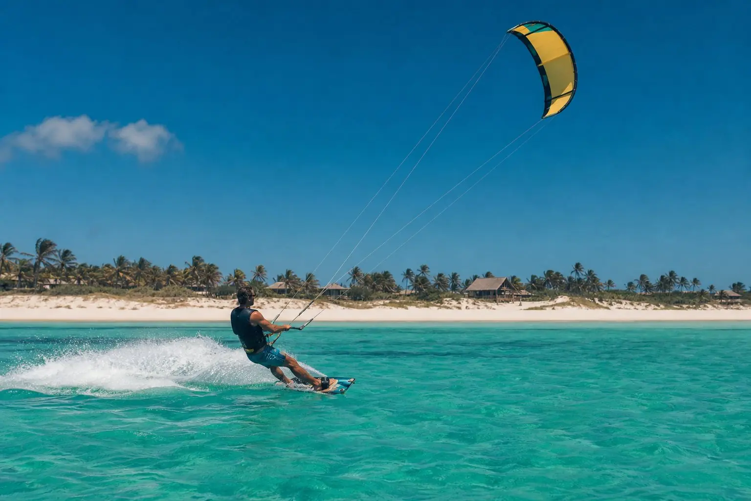 Kitesurfing